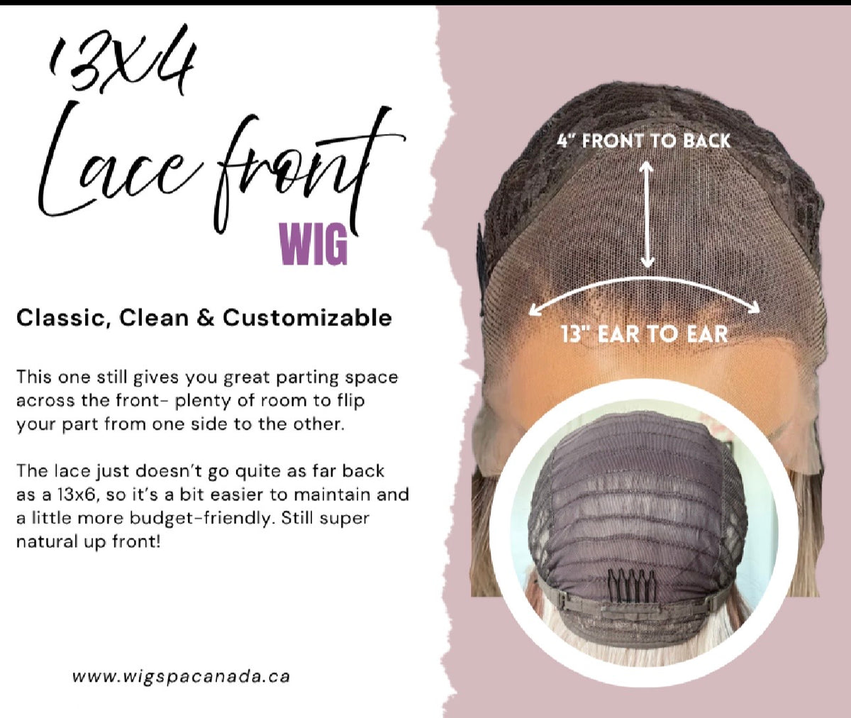 IMH-2 | 18” Scandinavian Hairline 13×4 Transparent Lace Front Wig