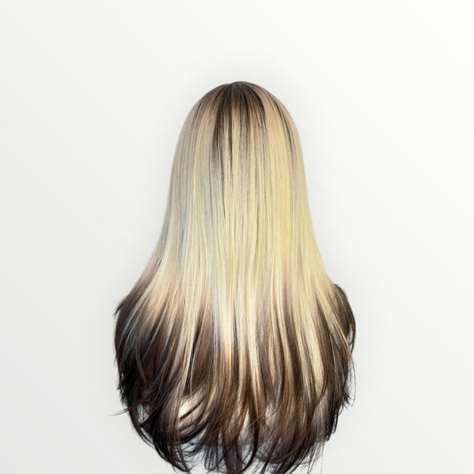 Style # 34 Avril - Wig Vault | 13x4 Lace Front | 22” | Blonde Ombre Layers