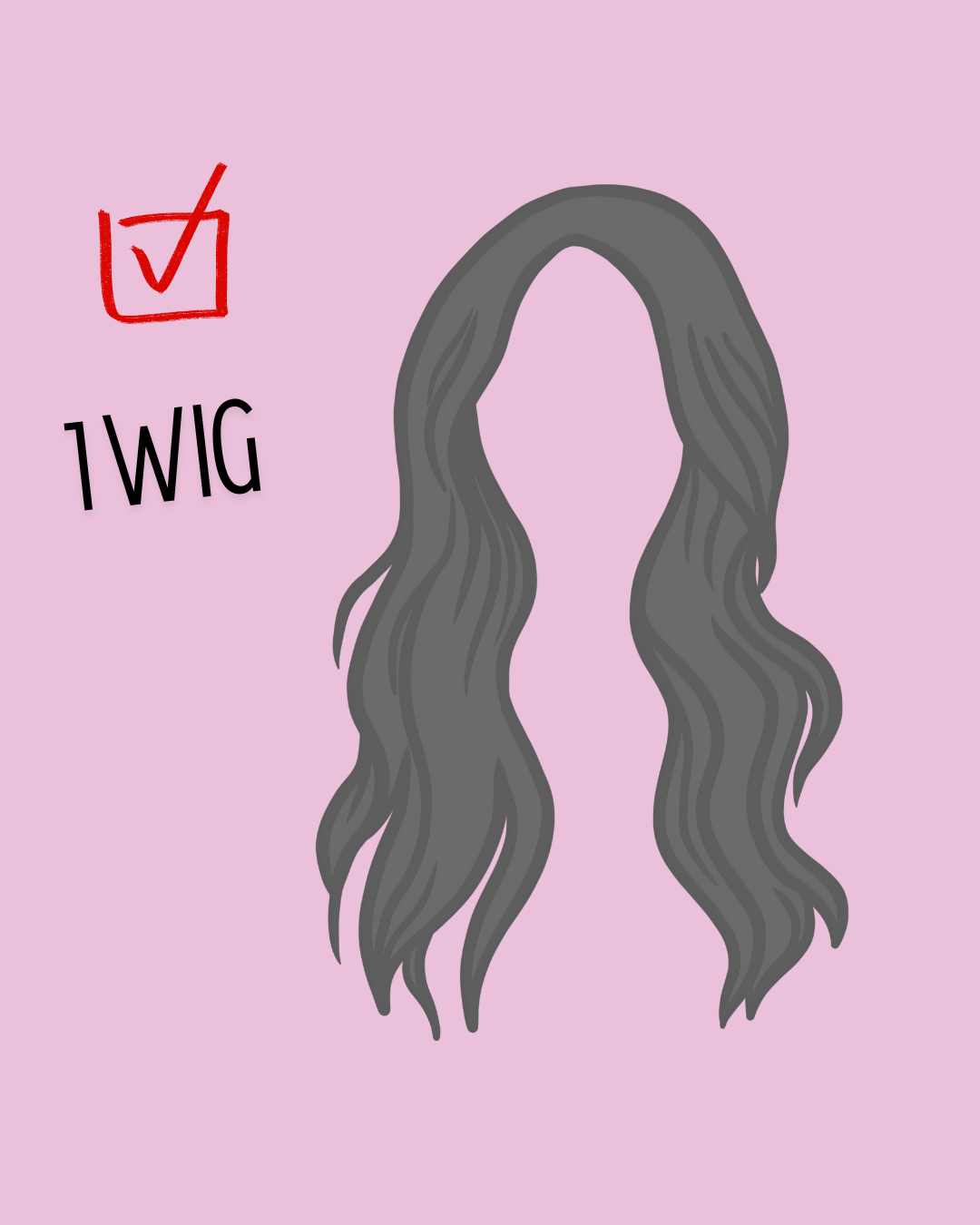 Wig Add-On: Elastic Drawstring Adjustment with Toggle