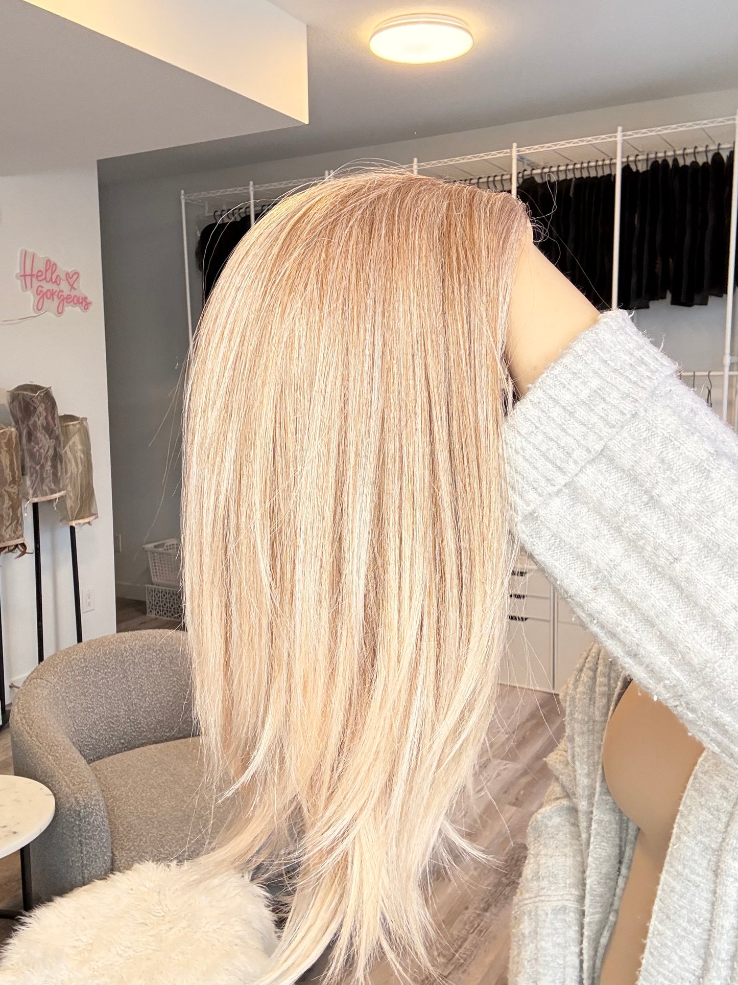 Jessie– 13x6 Lace Front Wig | 18” | Cool Beige Ash Blonde