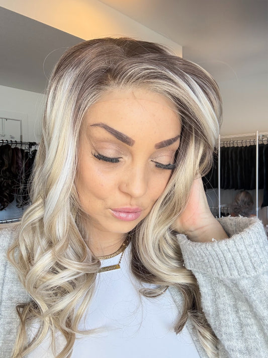 Mercedes Z321 – 13x4 Lace Front Wig | 12–21” | Dimensional Blonde Blend