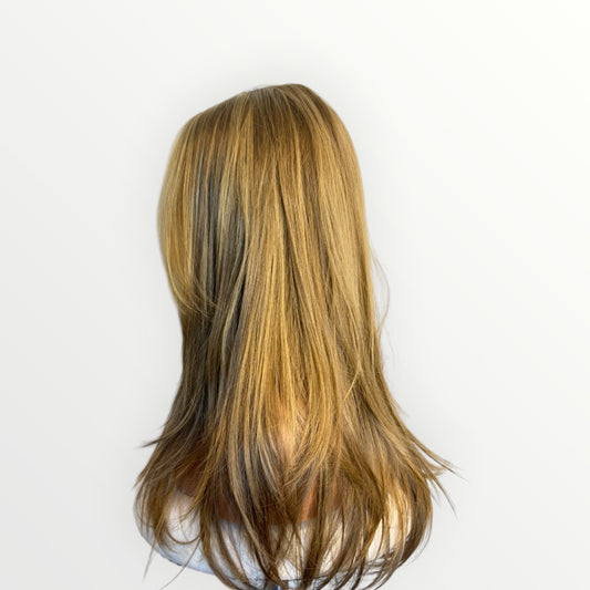 Style# 29 Kaylie – Wig Vault | 13x4 Lace Front | 26” | Light Brown with Blonde Highlights