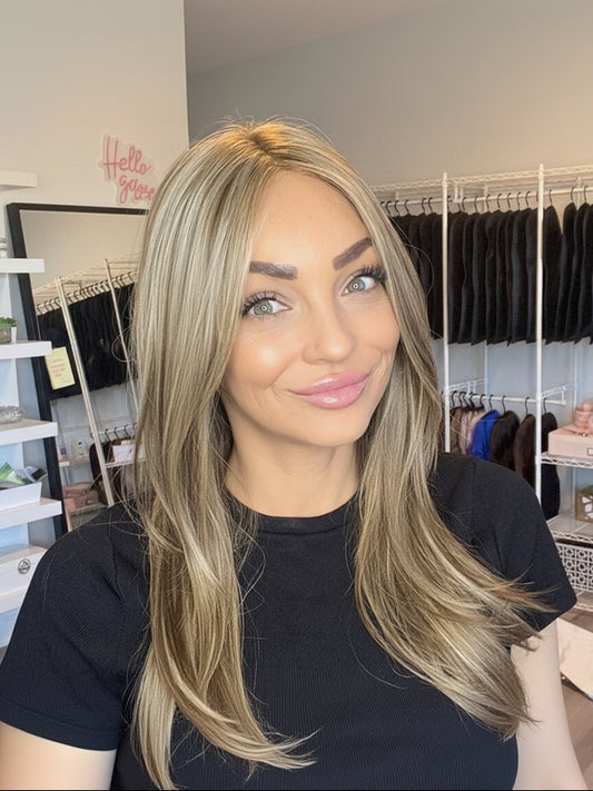 Mono Wig Mix Blonde Tones