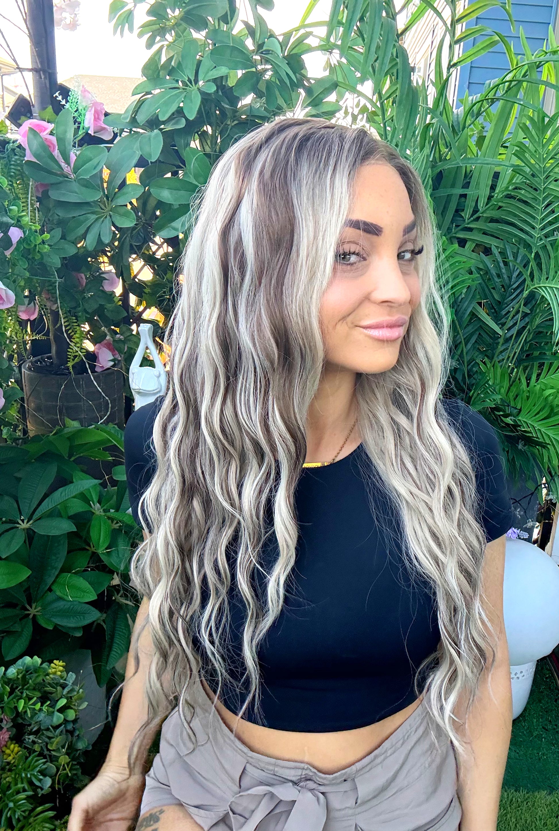 Chelsea – 13x6 Lace Front Wig | 28” | Blonde & Brown Mix image 3