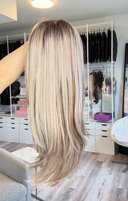 Freya 22” Blonde Monofilament Wig | Wigs Canada
