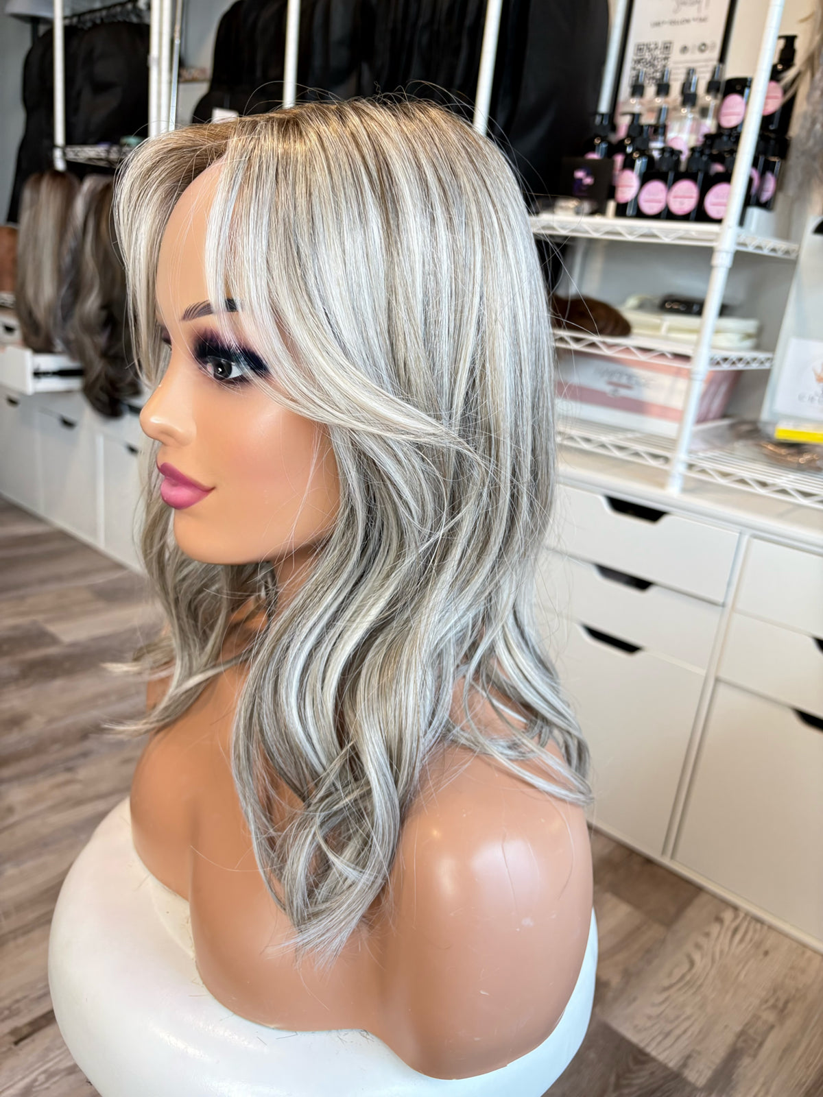Sylvie Blonde Monofilament Wig | Synthetic Wig Canada