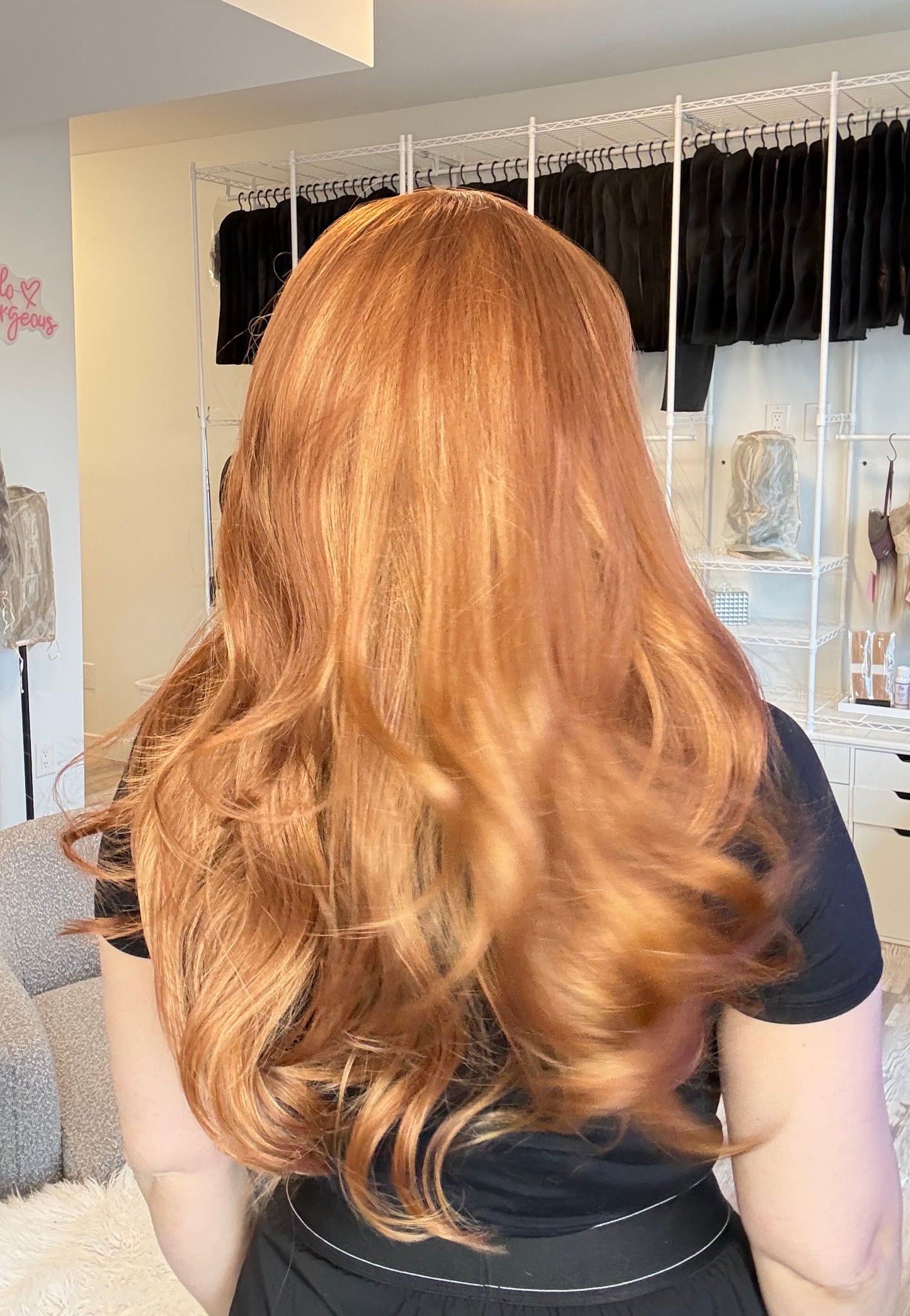 Jolene – 13x4 Lace Front Wig | 23–24” | Warm Copper Blend