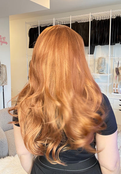 Jolene – 13x4 Lace Front Wig | 23–24” | Warm Copper Blend