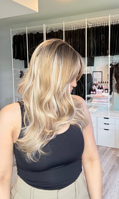 Perruque Sandi Blonde avec Frange Effilée | SWLC1400-2BR20