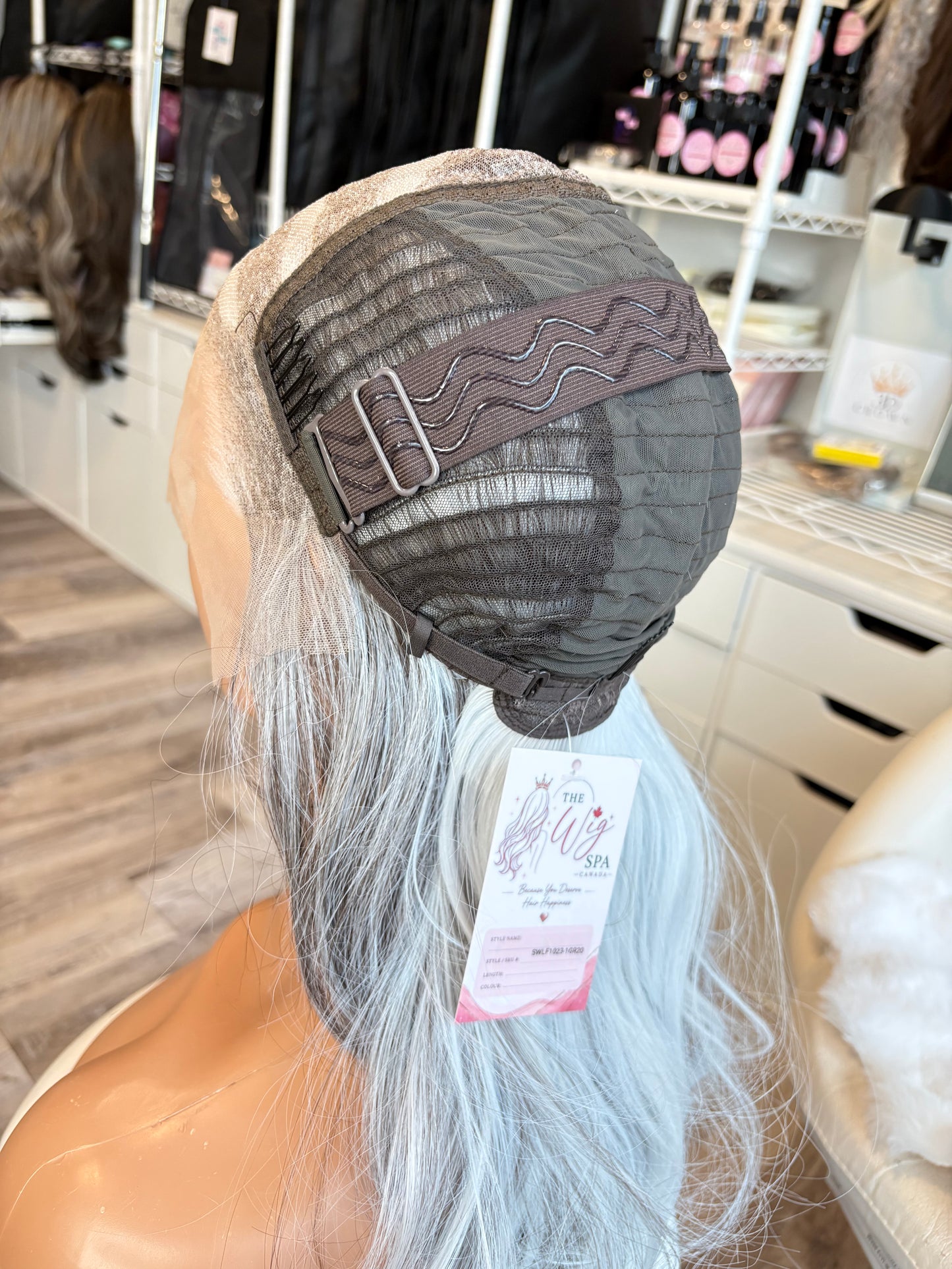 Nancy | 13×6 Transparent Lace Front Wig | Grey Mix