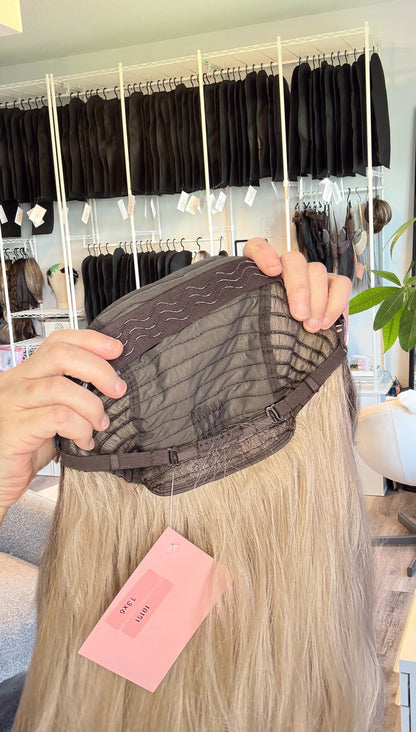 Carmal | 13×6 Transparent French Lace Wig | 32” | Heat Safe Synthetic Fibres