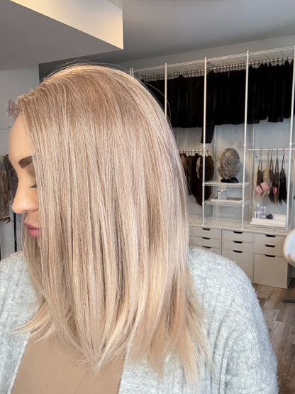 Jessie– 13x6 Lace Front Wig | 18” | Cool Beige Ash Blonde