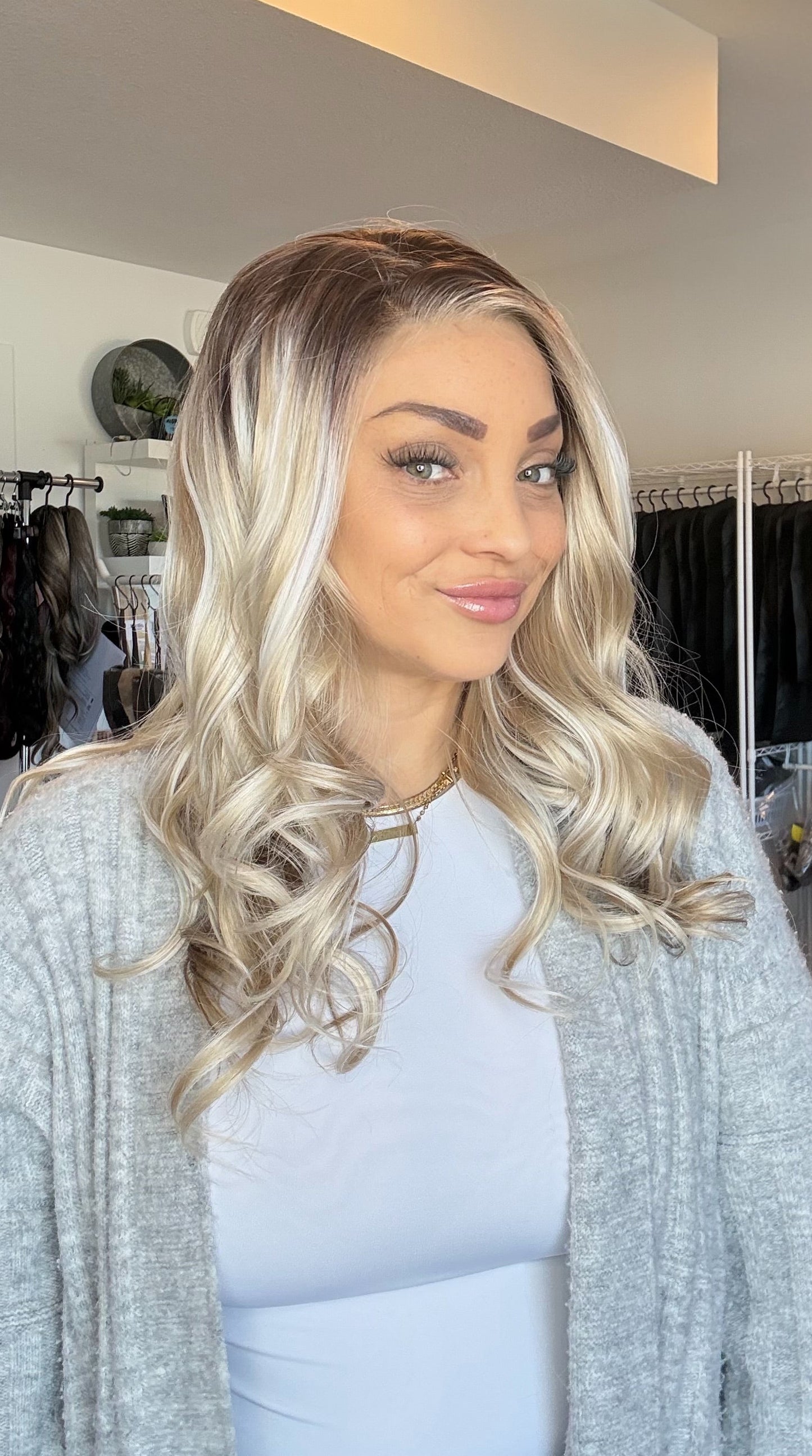 Mercedes Z321 – 13x4 Lace Front Wig | 12–21” | Dimensional Blonde Blend