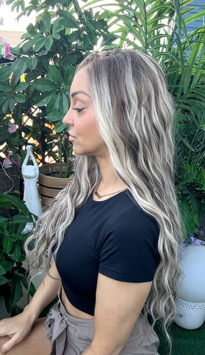 Chelsea – 13x6 Lace Front Wig | 28” | Blonde & Brown Mix image 5