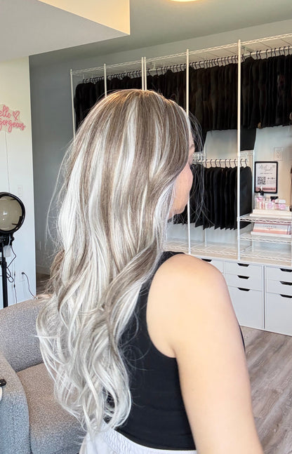 Anastasia - Perruque Lace Front 13x6 | 25” | Blond glacé frontal