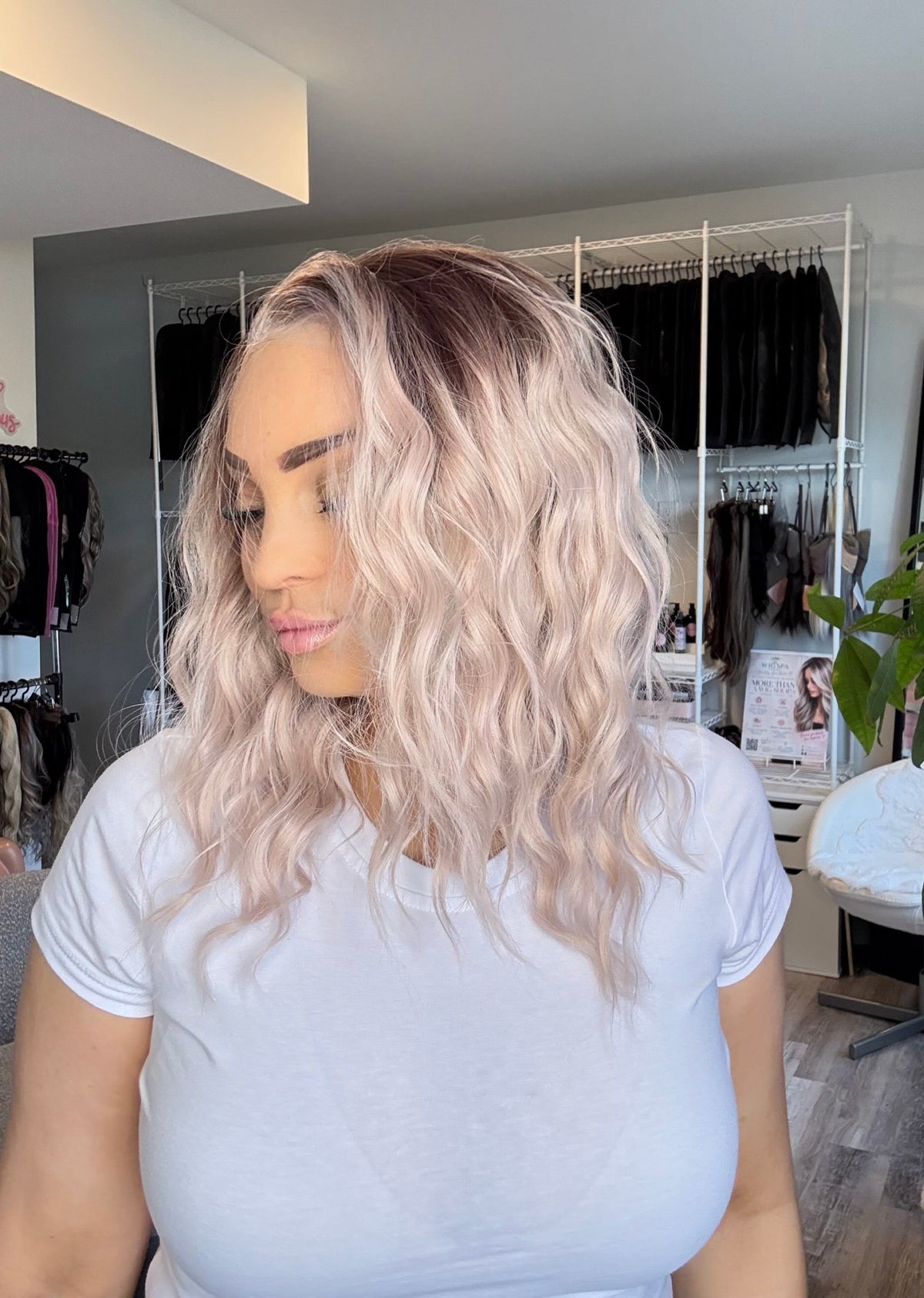 Cloud 9 - IMH-2 | 18” Scandinavian Hairline 13×4 Transparent Lace Front Wig