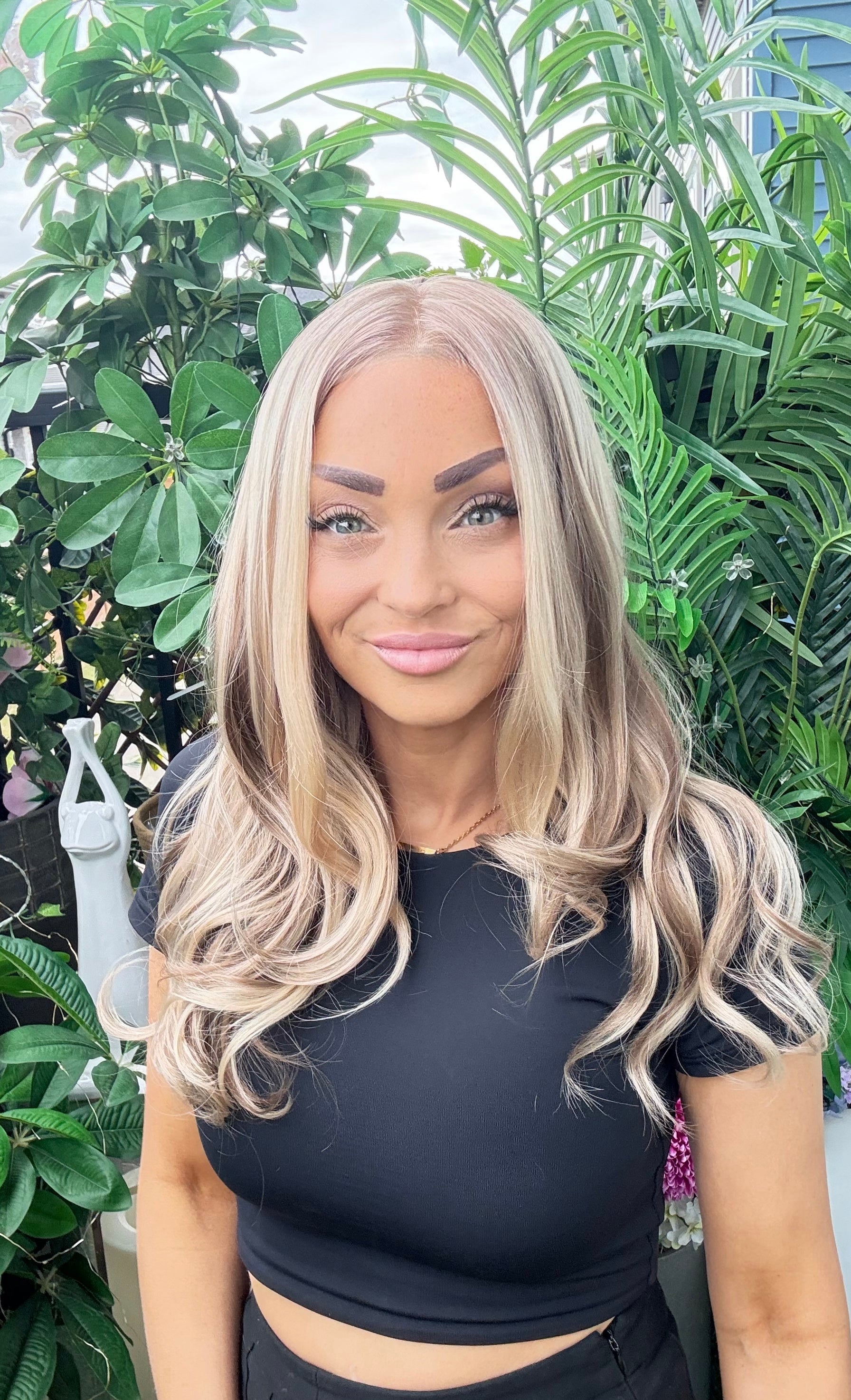 Ginger Biscuit – 13x6 Lace Front Wig | 22” | Multi-Tonal Blonde image 1