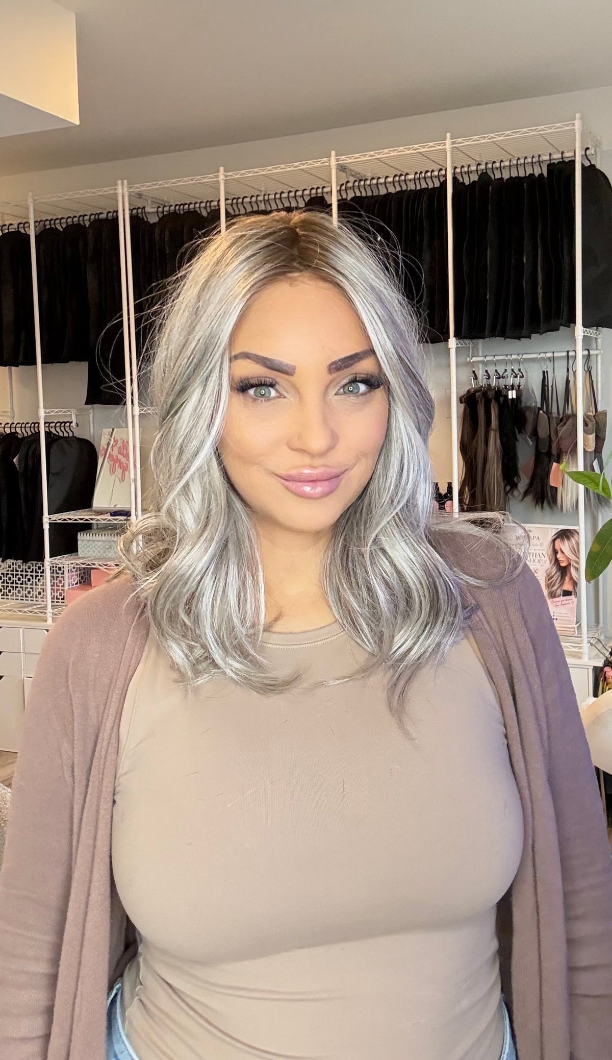 Sylvie Blonde Monofilament Wig | Synthetic Wig Canada