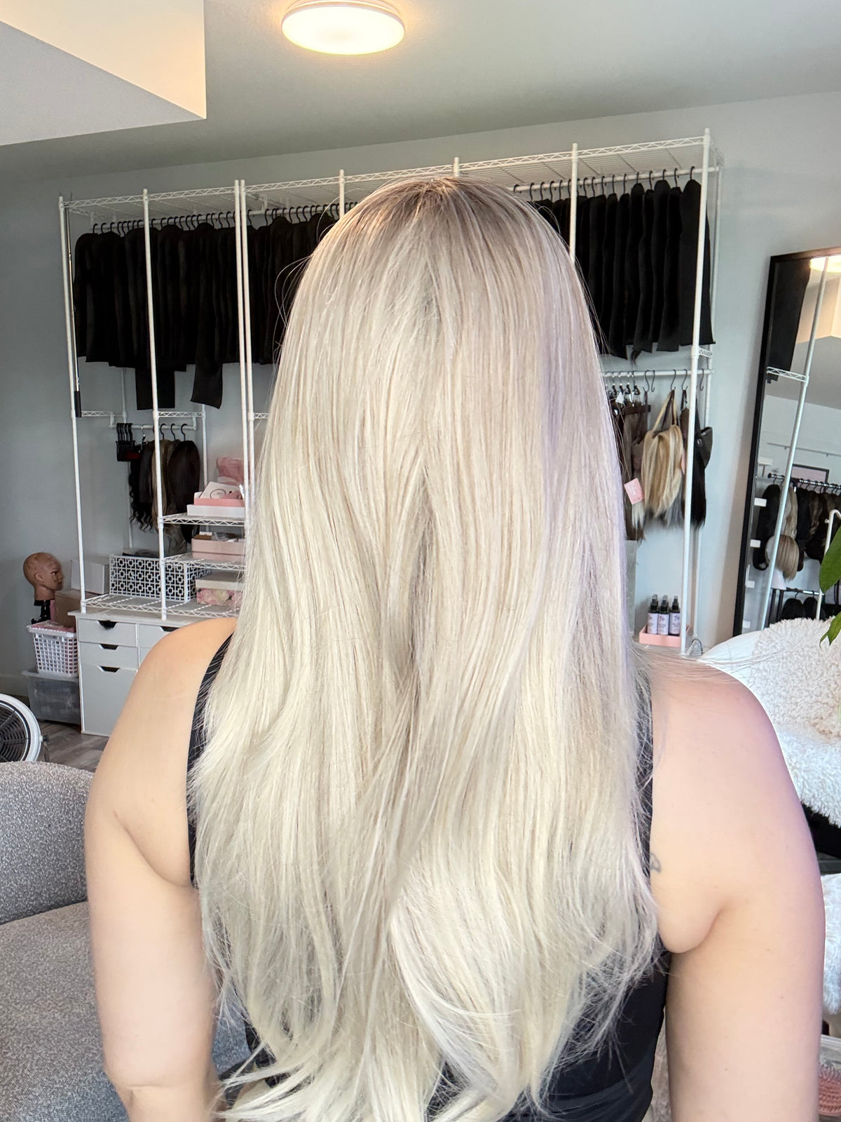 Elsa Blonde Wig with Wispy Bangs | SWLC6344-4BL24