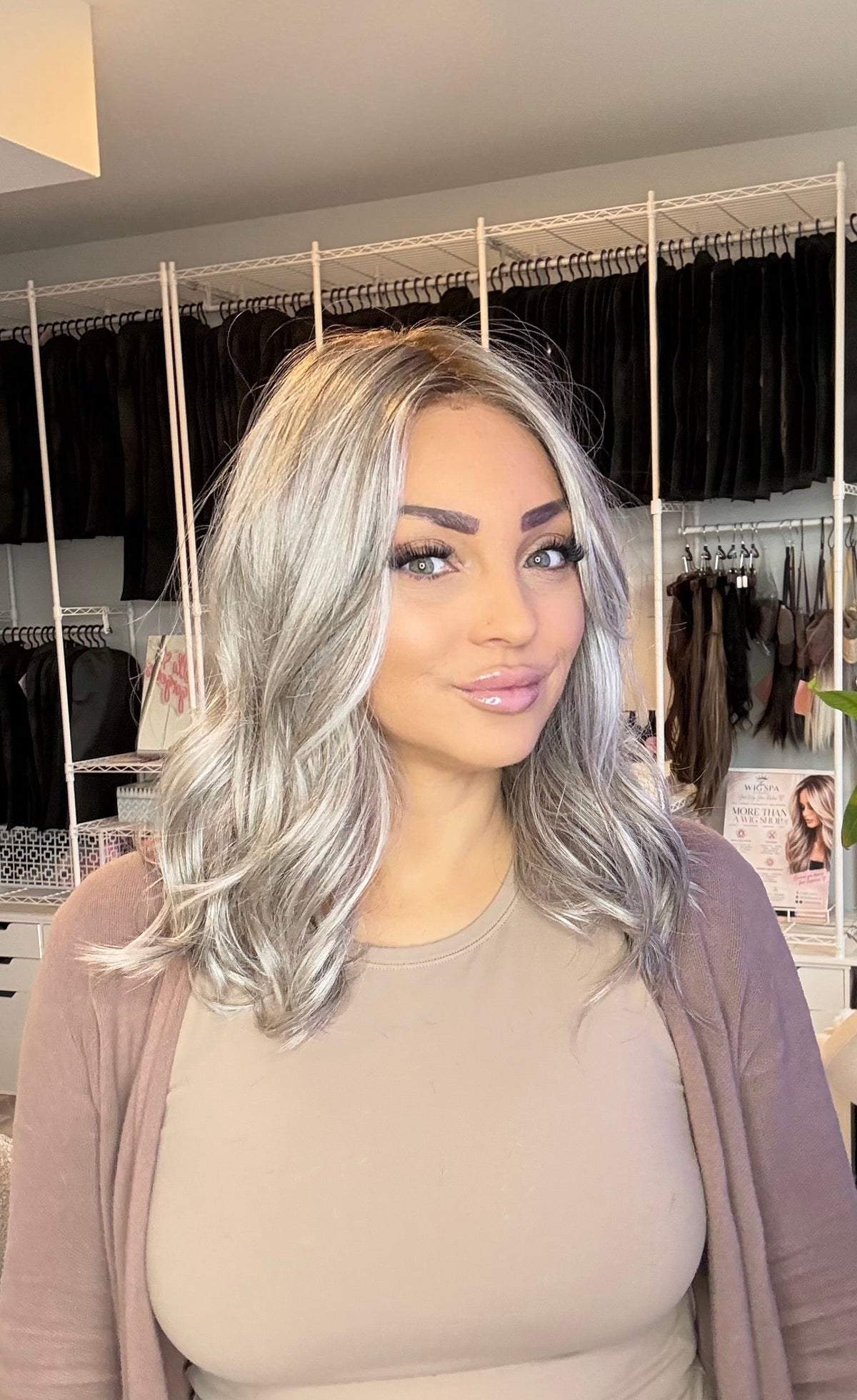 Sylvie Blonde Monofilament Wig | Synthetic Wig Canada