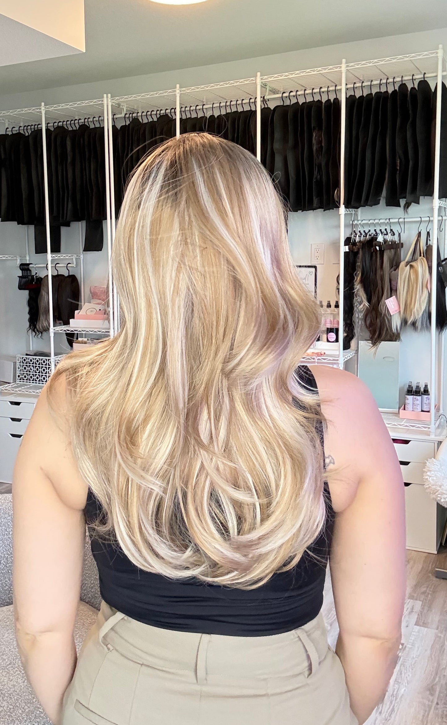 Perruque Sandi Blonde avec Frange Effilée | SWLC1400-2BR20