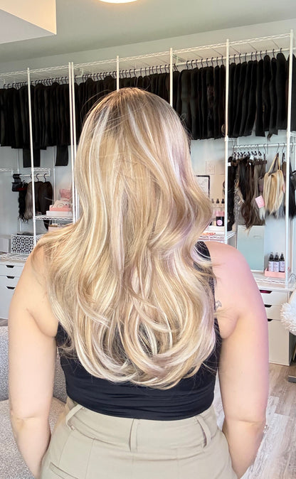 Perruque Sandi Blonde avec Frange Effilée | SWLC1400-2BR20