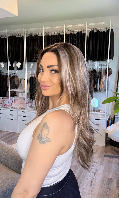 Madison Blush | 13×6 Transparent French Lace Wig | One-of-One