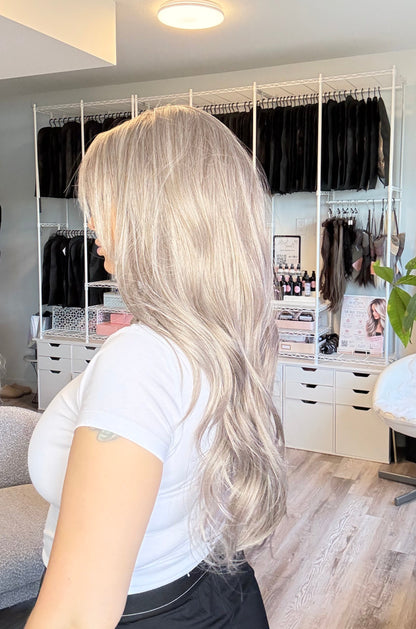 Faye 27” Silver Grey 13x4.5 Lace Front Wig | Canada