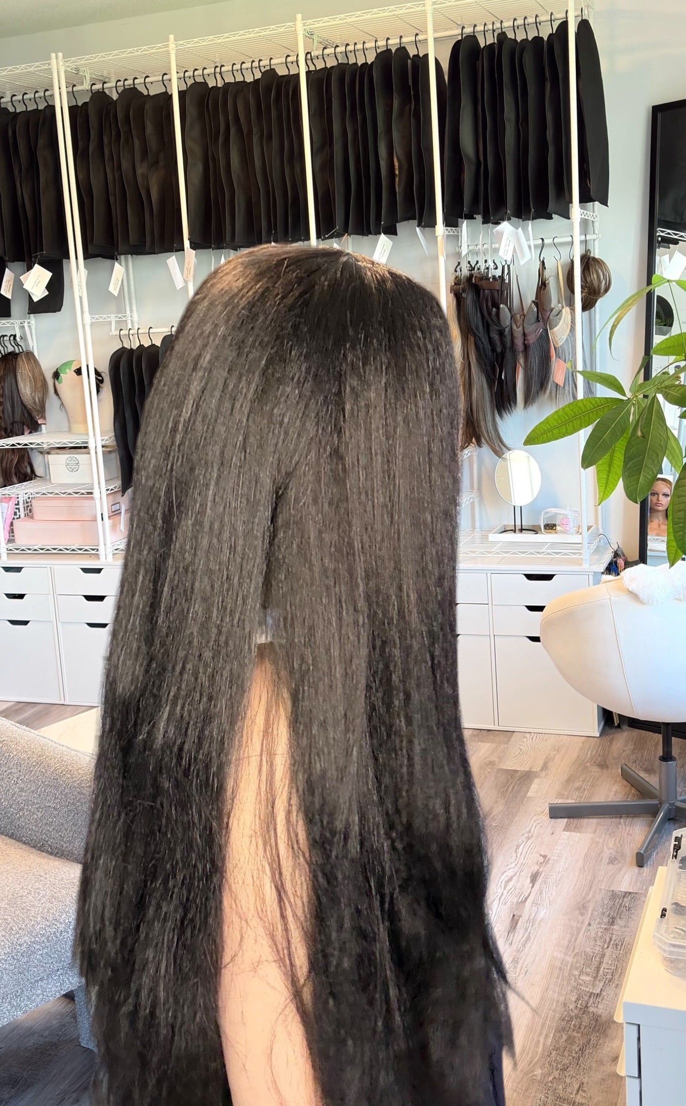 Jade | Kinky Yaki T-Part Wig | 32” | Full Density