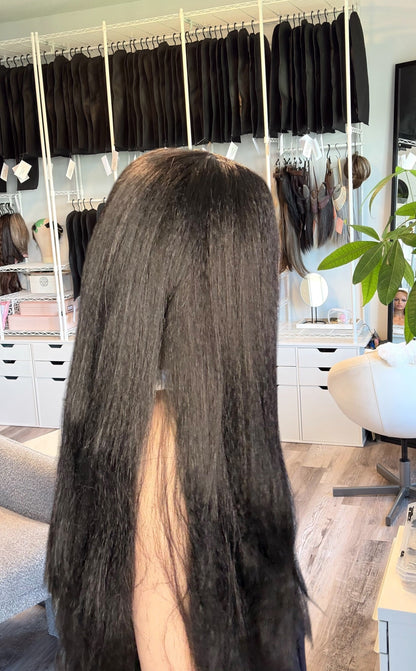 Jade | Kinky Yaki T-Part Wig | 32” | Full Density