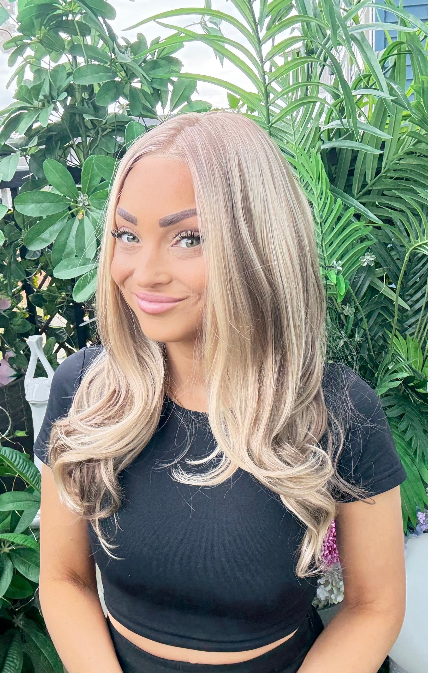 Ginger Biscuit – 13x6 Lace Front Wig | 22” | Multi-Tonal Blonde image 2