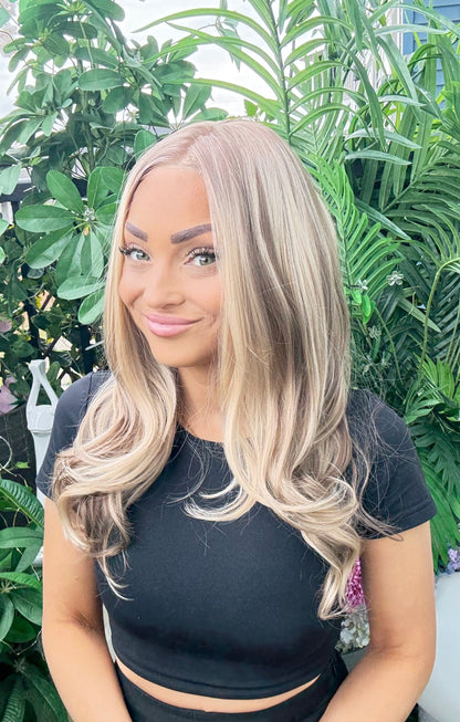 Ginger Biscuit – 13x6 Lace Front Wig | 22” | Multi-Tonal Blonde image 2