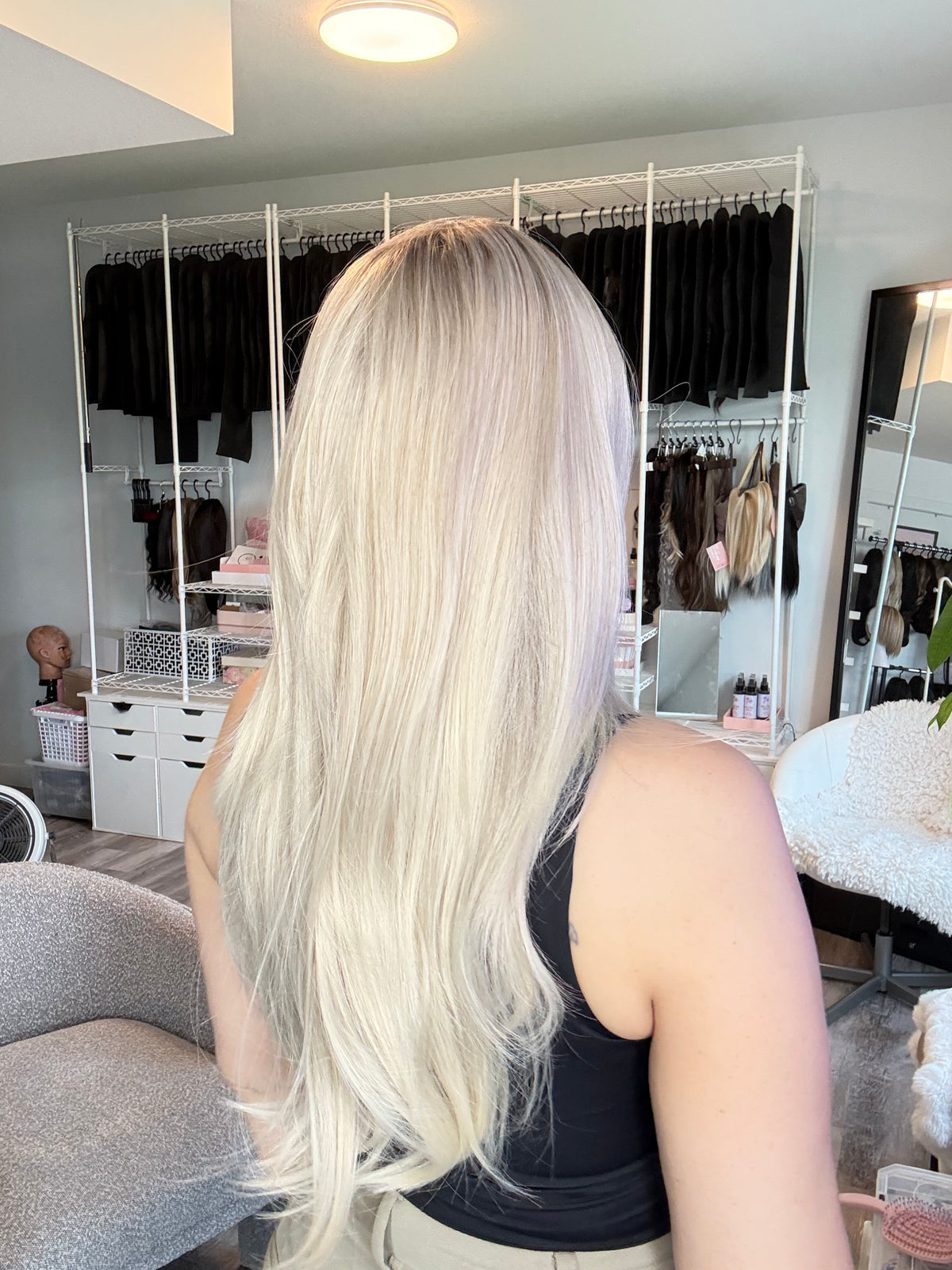 Elsa Blonde Wig with Wispy Bangs | SWLC6344-4BL24