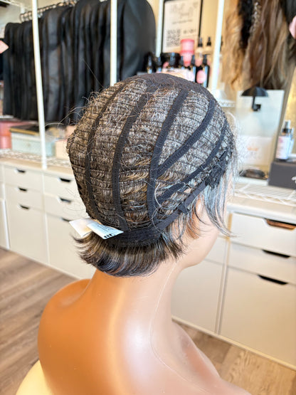 Gabor Short Grey & Black Wig | The Wig Vault