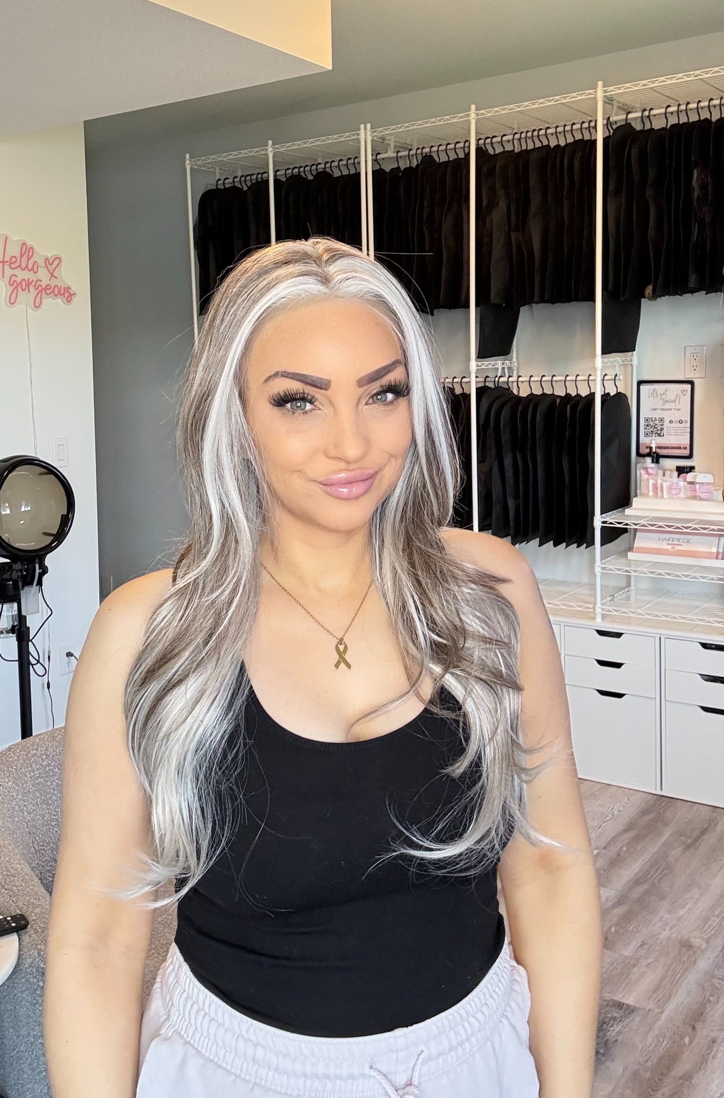 Anastasia - Perruque Lace Front 13x6 | 25” | Blond glacé frontal