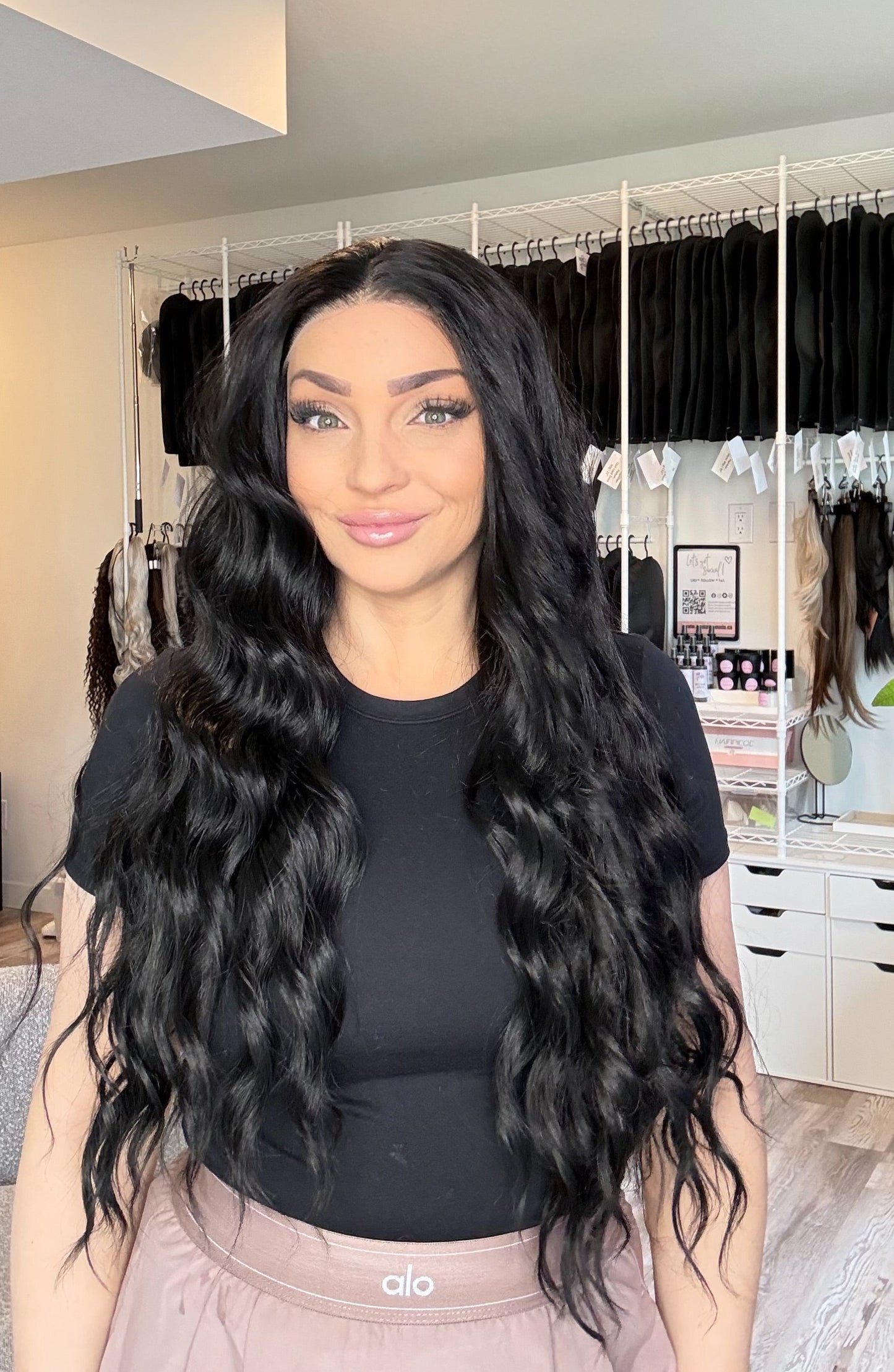 Indigo | 13x6 Lace Front Wig | 30” | Jet Black