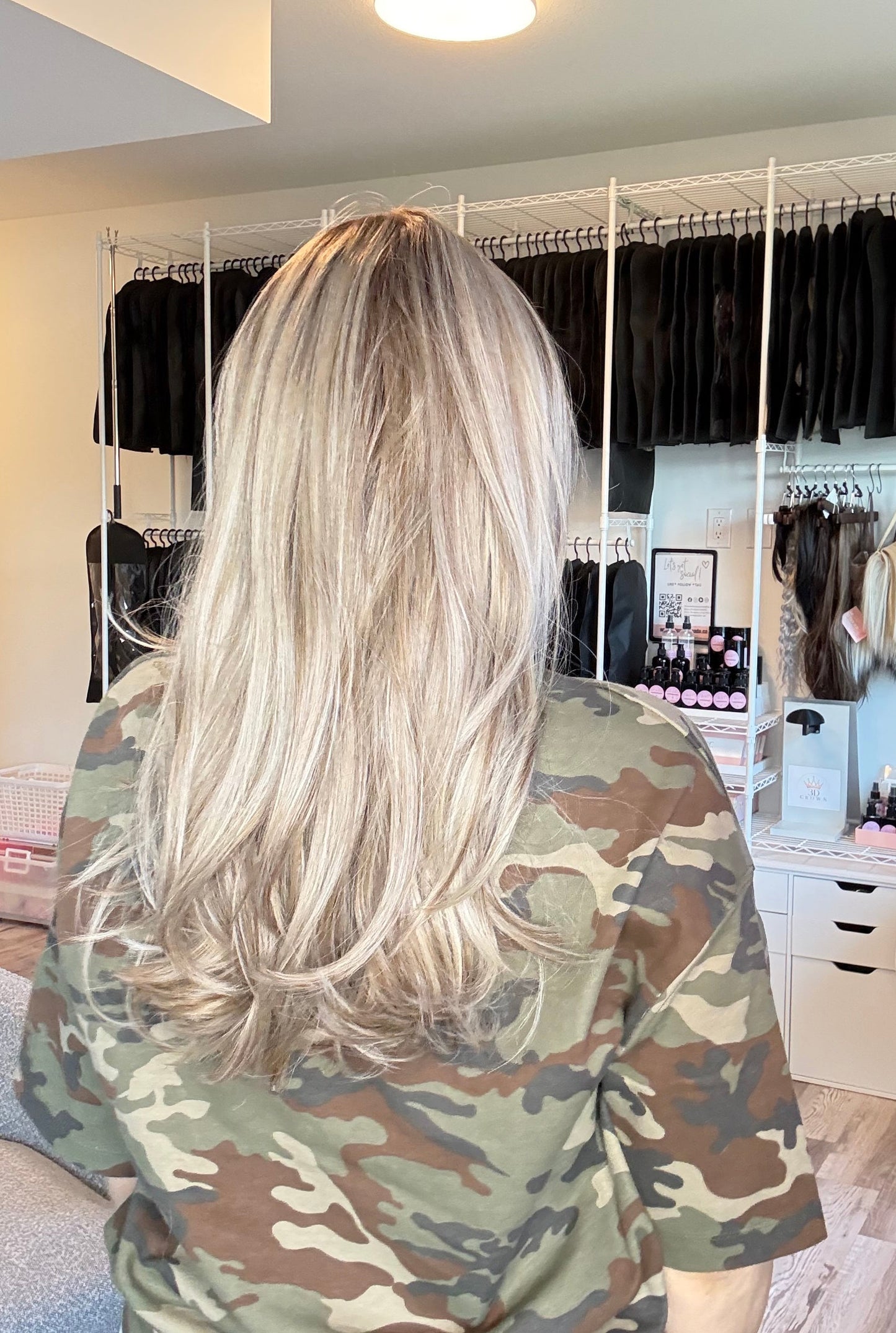 Julia | Dimensional Rooted Blonde Monofilament Wig