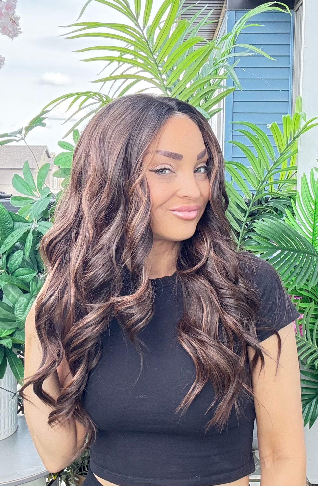 Hannah - 13x4 Lace Front Wig | 24” | Warm Brunette image 1