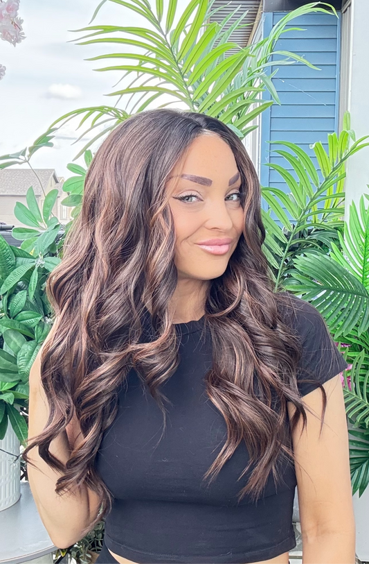 Hannah - 13x4 Lace Front Wig | 24” | Warm Brunette image 1