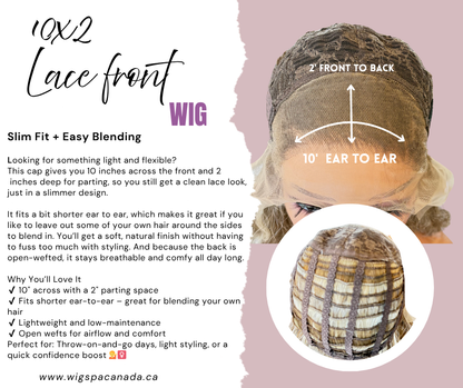 Blake “Mocha Swirl” 10x2 Lace Front Futura FibreWig image 5