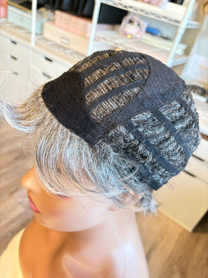 Gabor Short Grey & Black Wig | The Wig Vault