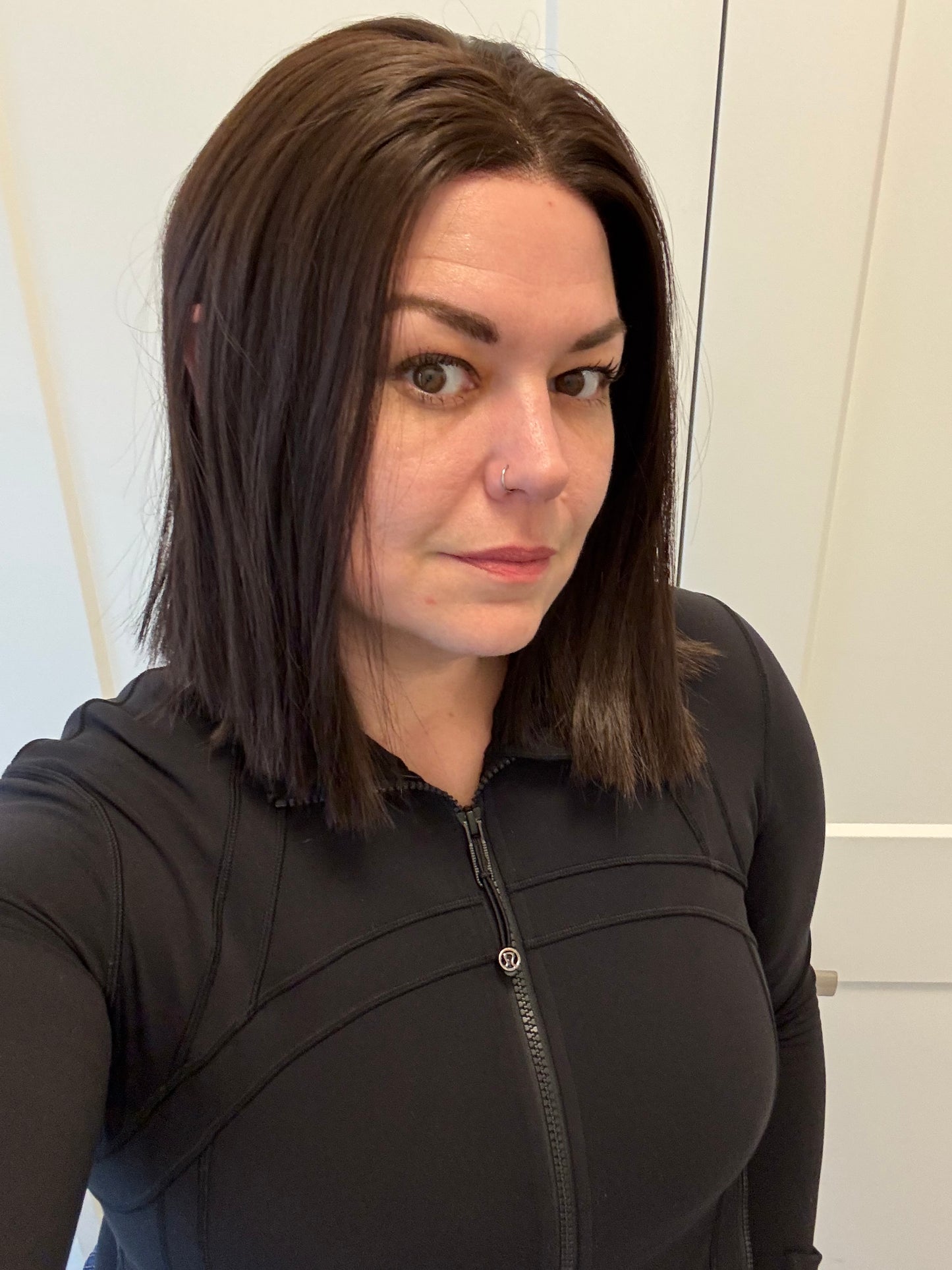 Toby - Monofilament (7.5" x 5.5") Top | 24” | Dark Brunette | Natural Density