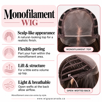 Vivan - BT-2 Blonde Monofilament Bob Wig with Bangs | Wigs Canada