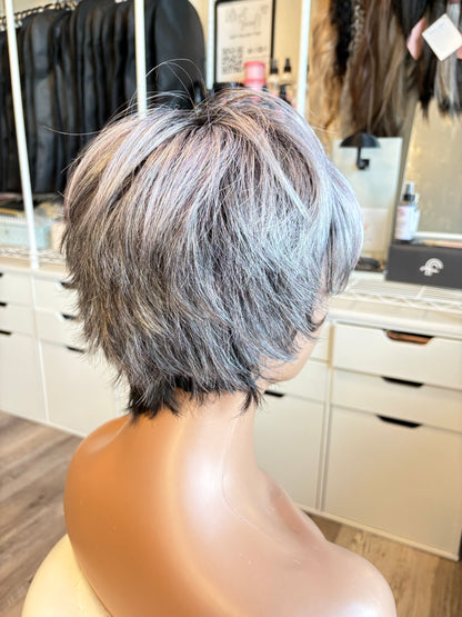 Ellen Wille Hair Power Pixie Wig | Grey & Pink-Purple | The Wig Vault