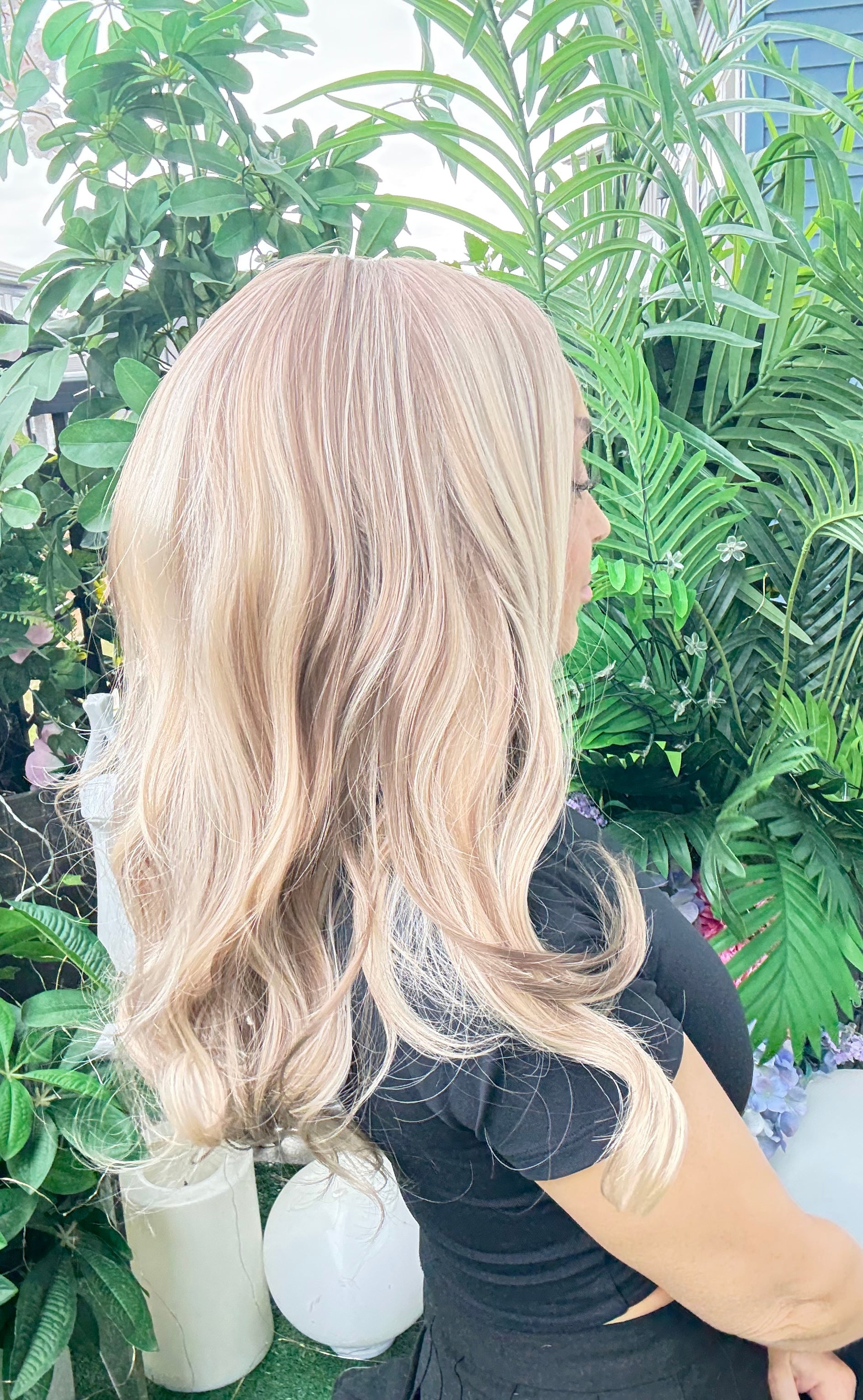 Ginger Biscuit – 13x6 Lace Front Wig | 22” | Multi-Tonal Blonde image 3