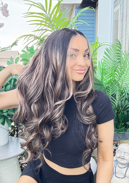 Molly - 28-Inch Chocolatey Brunette | 13x4 Lace Front | 13x4 Lace Front Wig image 3