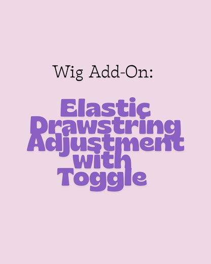 Wig Add-On:  Elastic Drawstring Adjustment with Toggle image 0