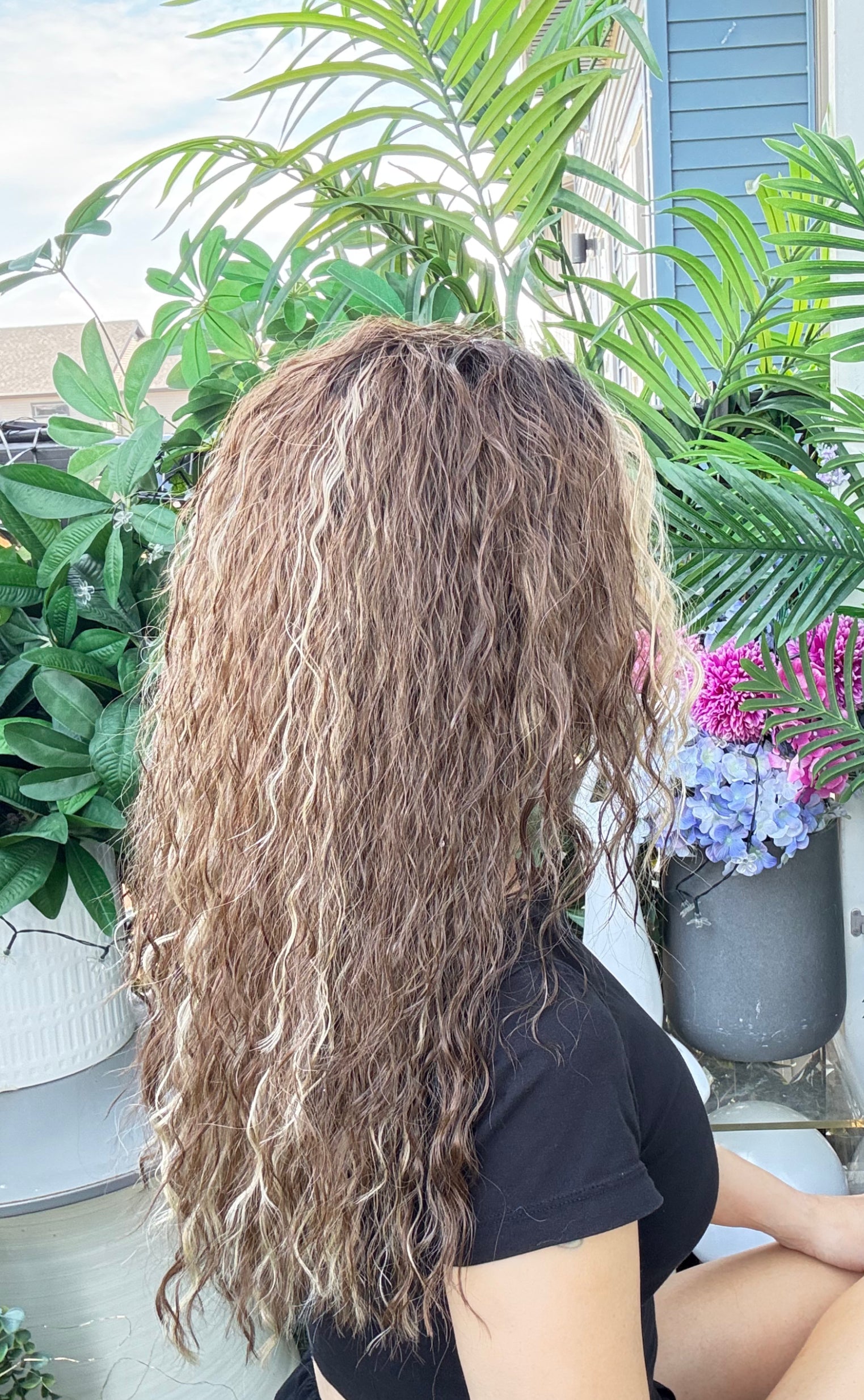 Blake “Mocha Swirl” 10x2 Lace Front Futura FibreWig image 3