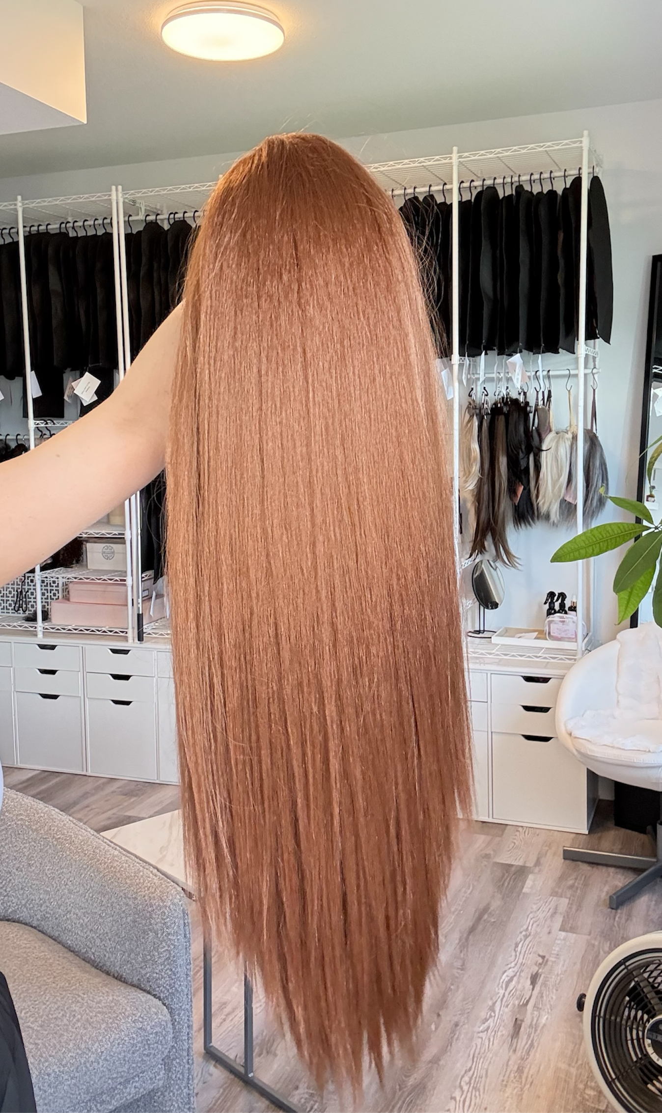 Copper Kiss | Kinky Yaki Headband Wig | 30”