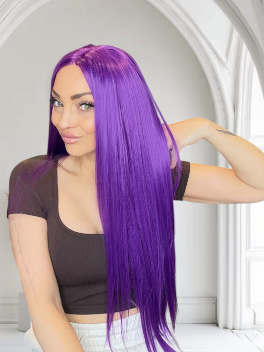 Violet T-Part Synthetic Lace Front Wig image 0